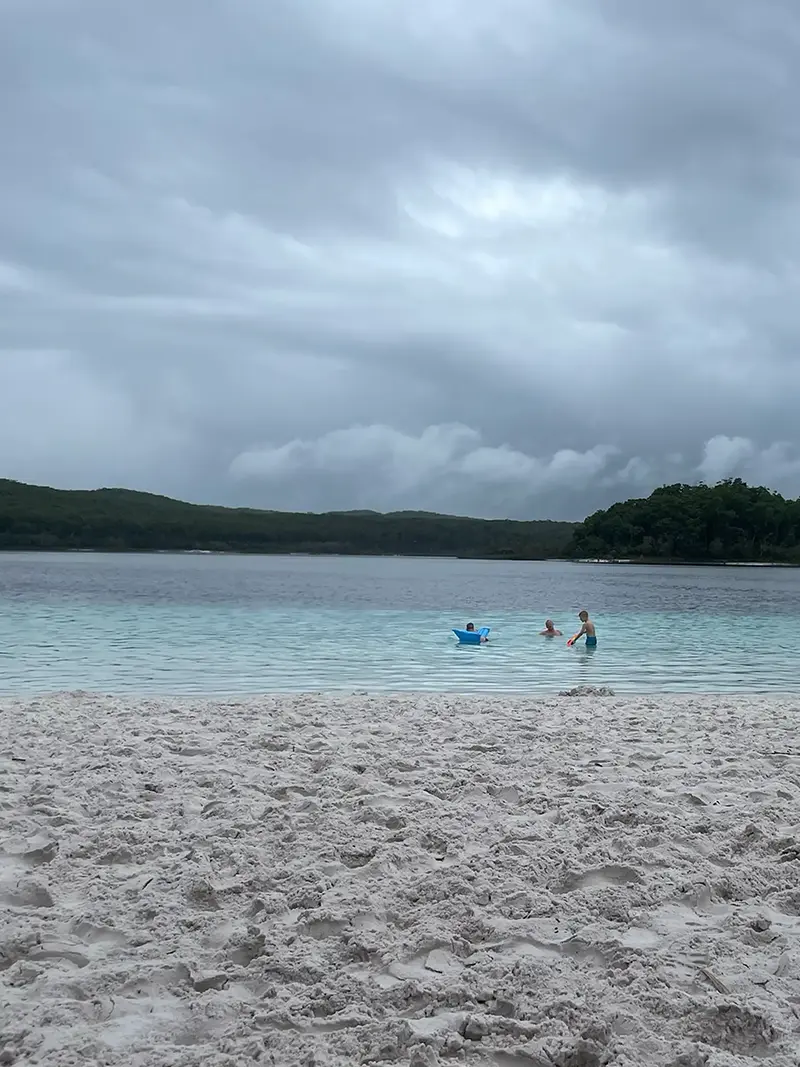 A swim on Kgari